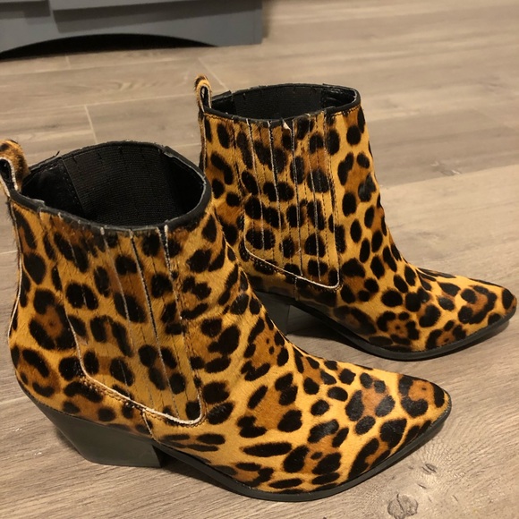 Nine West Shoes - Leopard Ankle Booties!